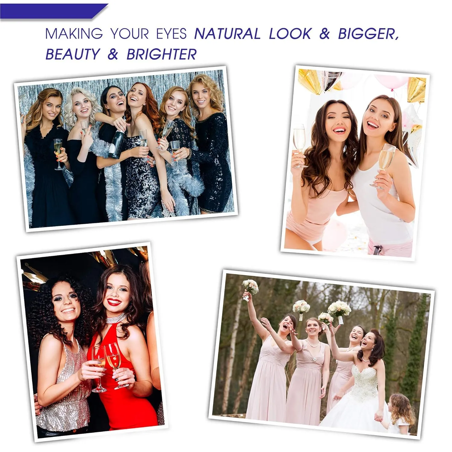 Magnetic Eyelashes 3D Medium Magnetic Lashes with Upgraded 4 Tubes of Magnetic Eyeliner, Waterproof,Natural Look,Long Lasting, Easy Reusable Fake Eyelashes 10 Pairs