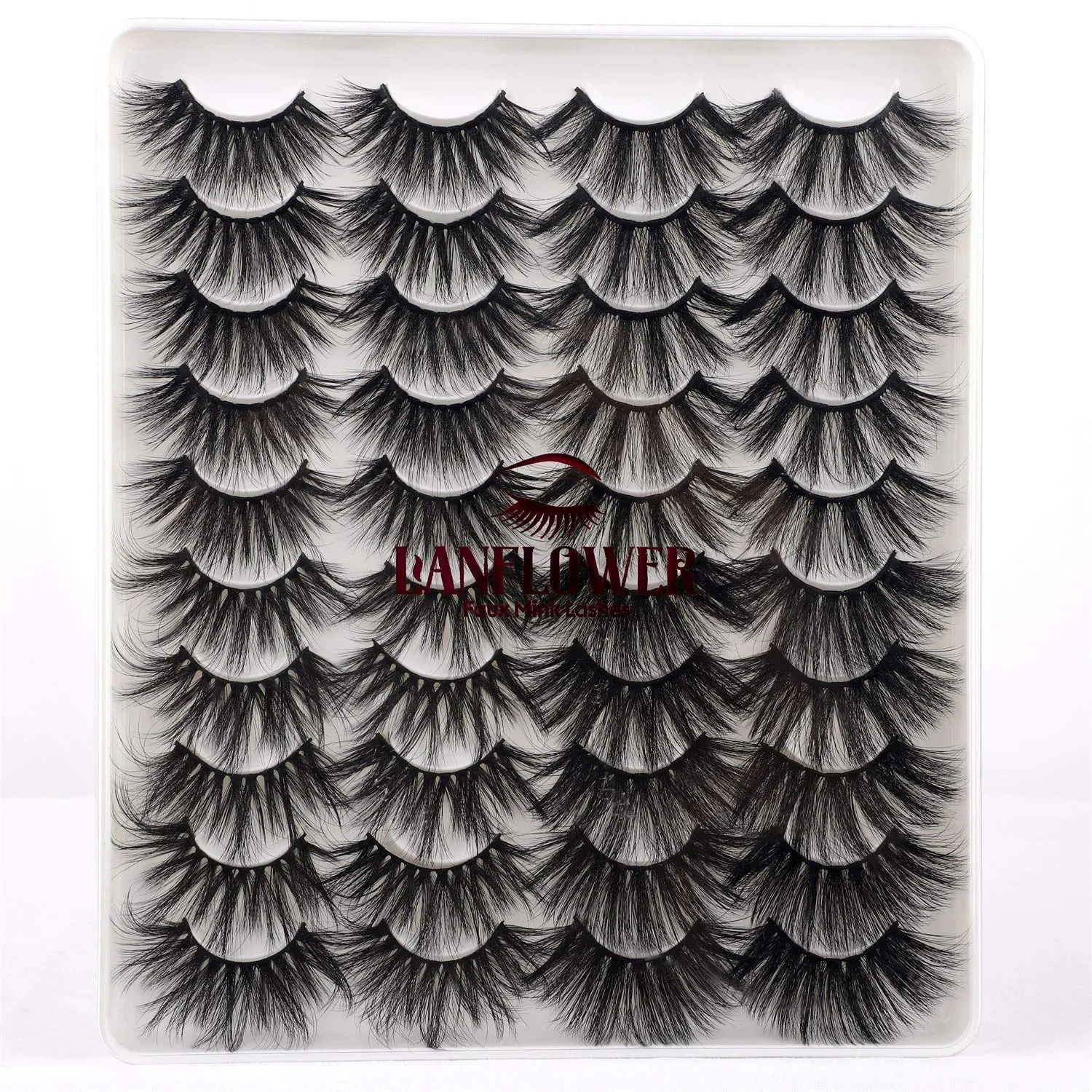 Magnetic Eyelashes with Applicator - Reusable No Glue Cat Eye Lashes, Natural Look False Eyelashes for Easy Application (Black) (E Volume Lashes)