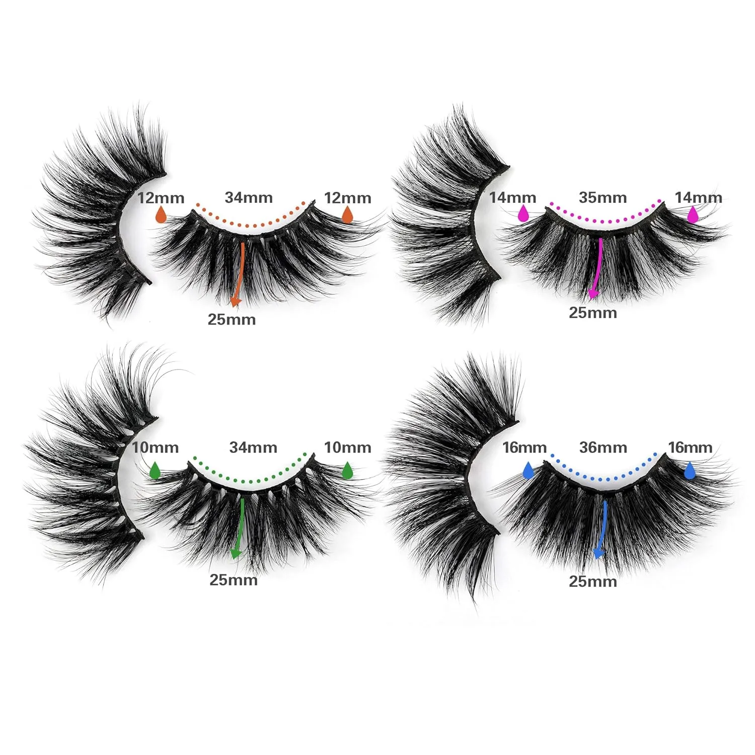 Magnetic Eyelashes with Applicator - Reusable No Glue Cat Eye Lashes, Natural Look False Eyelashes for Easy Application (Black) (E Volume Lashes)
