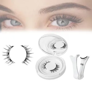 Magnetic Lashes, Magnetic Lashes with Applicator, Reusable Magnetics Eyelashes, Eyelashes Natural Look (Medium)