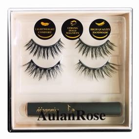 Magnetic Eyelashes with Eyeliner,/Charming Look Medium Cat Eye Magnetic Lashes Cruelty-Free & Vegan Faux Mink Lashes /60 Wears