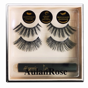 Magnetic Eyelashes with Eyeliner/Medium Cat Eye Magnetic Lashes Natural Looking/Cruelty-Free & Vegan Faux Mink Lashes /60 Wears
