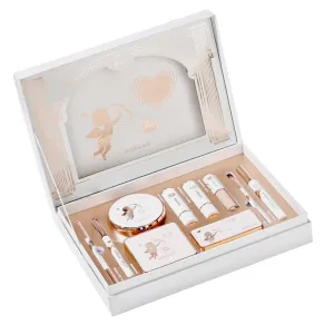 Make up Gift Box including Eyeshadow Palette Cushion BB Cream Liquid Eyeliner 2Pcs Lipstick Concealer Cosmetic for Gift Women Beginners Girl
