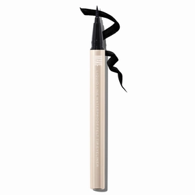 MAKE Beauty Liquid Line Waterproof Liquid Eyeliner Pen. Smudge-Proof Felt Tip for Precise Application of Lines, Wings, and Graphics. Long Lasting Eye Liner - Shade, Onyx. Black Eyeliner