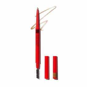 MAKE Beauty Nano Brow, Micro Eyebrow Pencil. Long-Lasting Smudgeproof Eye Brow Makeup for Hairlike Lines. Precision Liner for Natural-Looking Eyebrows - Shade, Warm Taupe