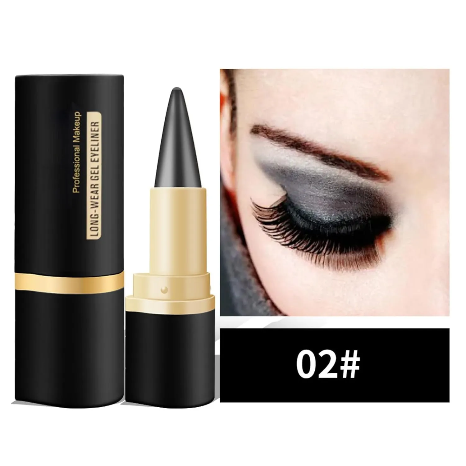 Makeup Eyeshadow Eye Liners Black Face Paint Stick Eye Liner Pencils Smudge