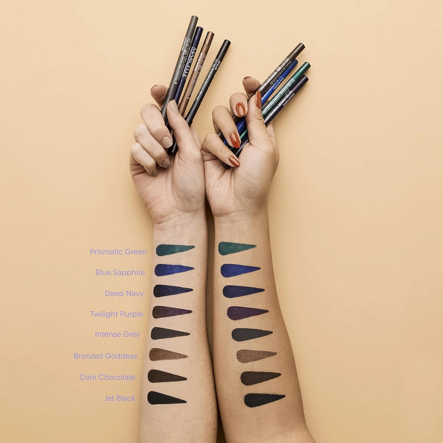 Marcelle Velvet Gel Waterproof Eyeliner, Jet Black, Hypoallergenic and Fragrance-Free, 0.04 oz