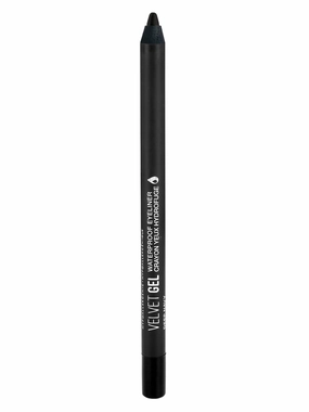 Marcelle Velvet Gel Waterproof Eyeliner, Jet Black, Hypoallergenic and Fragrance-Free, 0.04 oz
