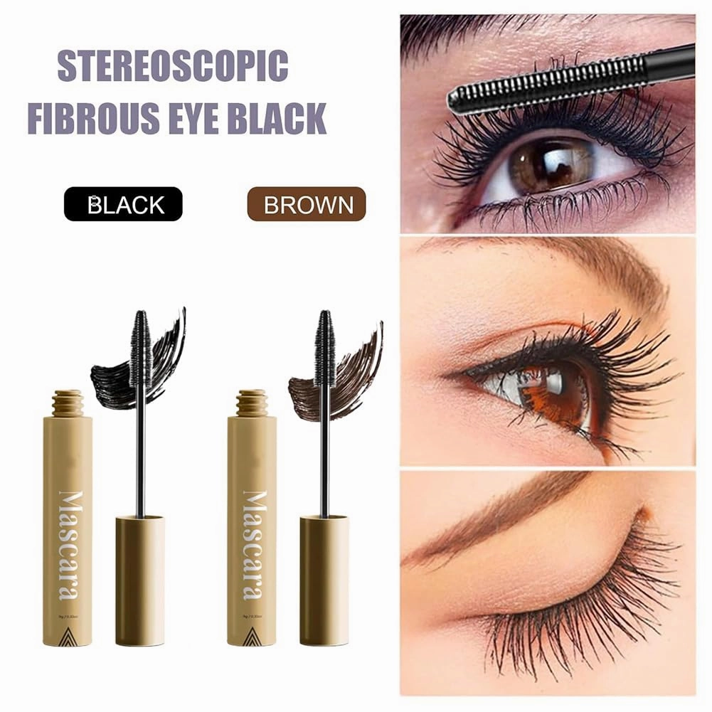 Mascara for Older Women, Kehyla Beauty - Mascara, Volume And Length Waterproof Long Lasting, Eye Lash Enhancer, Makeup Smudge Proof Tubing All Lash Types (Black Brown)