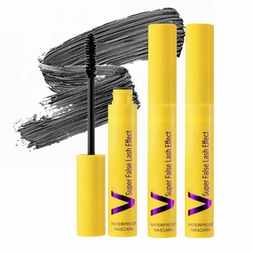 Mascara, Length Formula for Bold, Separated Lashes, Lash Mascara, Waterproof Long-Lasting (3pcs)