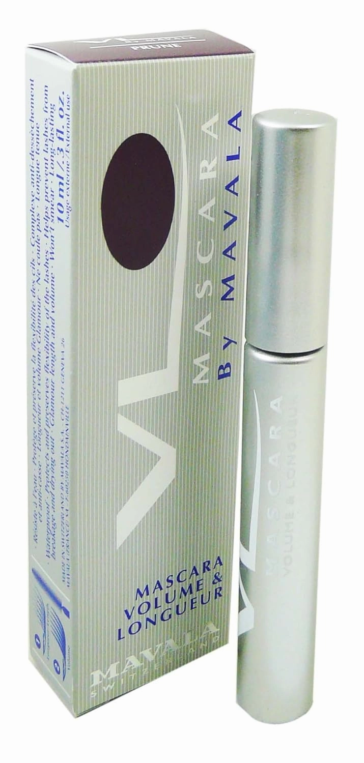 Mavala Mascara Volume & Length Waterproof, Plum, 0.32 Ounce