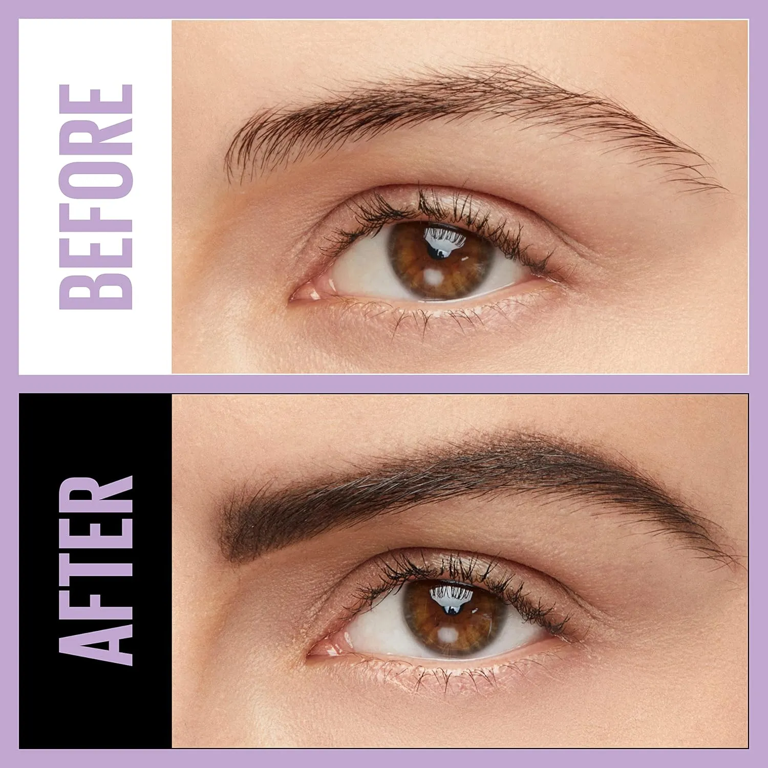 Maybelline Brow Ultra Slim Defining Brow Pencil   Brow Fast Sculpt Brow Gel Makeup Bundle, Includes 1 Soft Brown Eyebrow Pencil and 1 Clear Eyebrow Gel