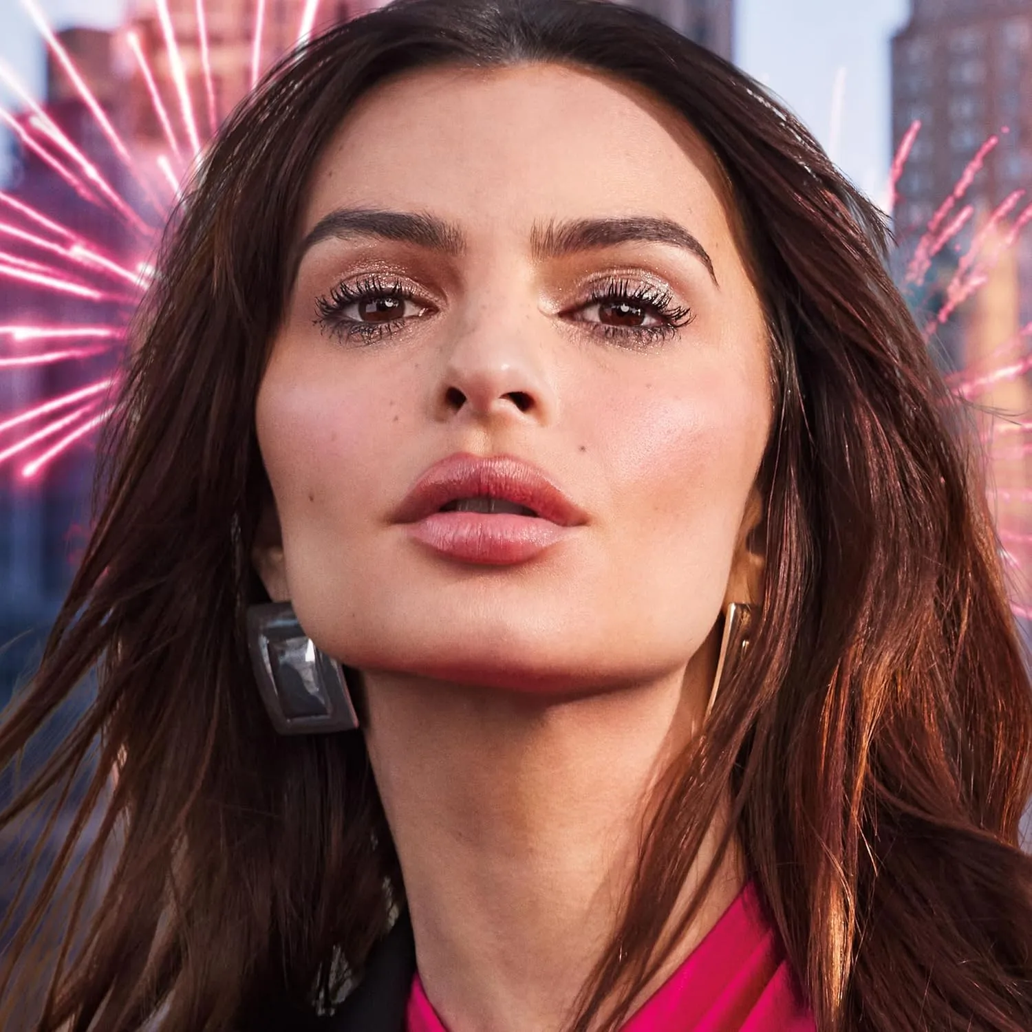 Maybelline Lash Sensational Firework Washable Mascara, Lengthening & Volumizing Mascara for up to 24HR wear, Blackest Black, 1 Count