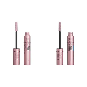 Maybelline Lash Sensational Sky High Mascara Bundle with 1 Count Very Black and 1 Count Brownish Black