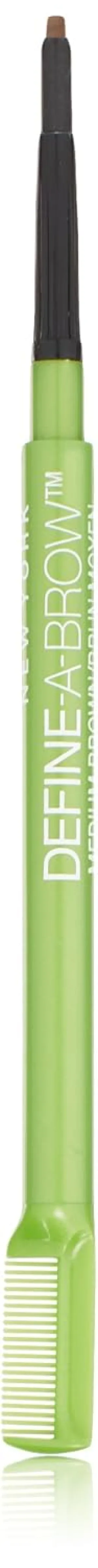 Maybelline New York Define-A-Brow Eyebrow Pencil, 643 Medium Brown, 0.0010 Ounce