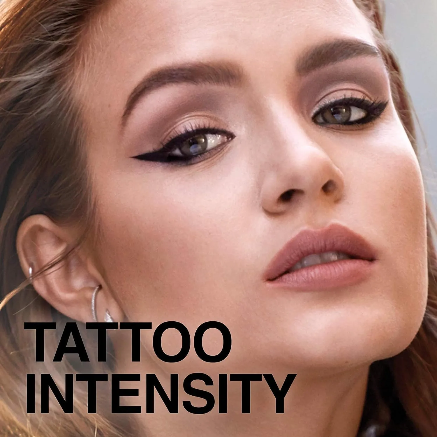 Maybelline TattooStudio Liquid Ink Longwear Liquid Eyeliner Makeup, Dark Henna Brown, 1 Count