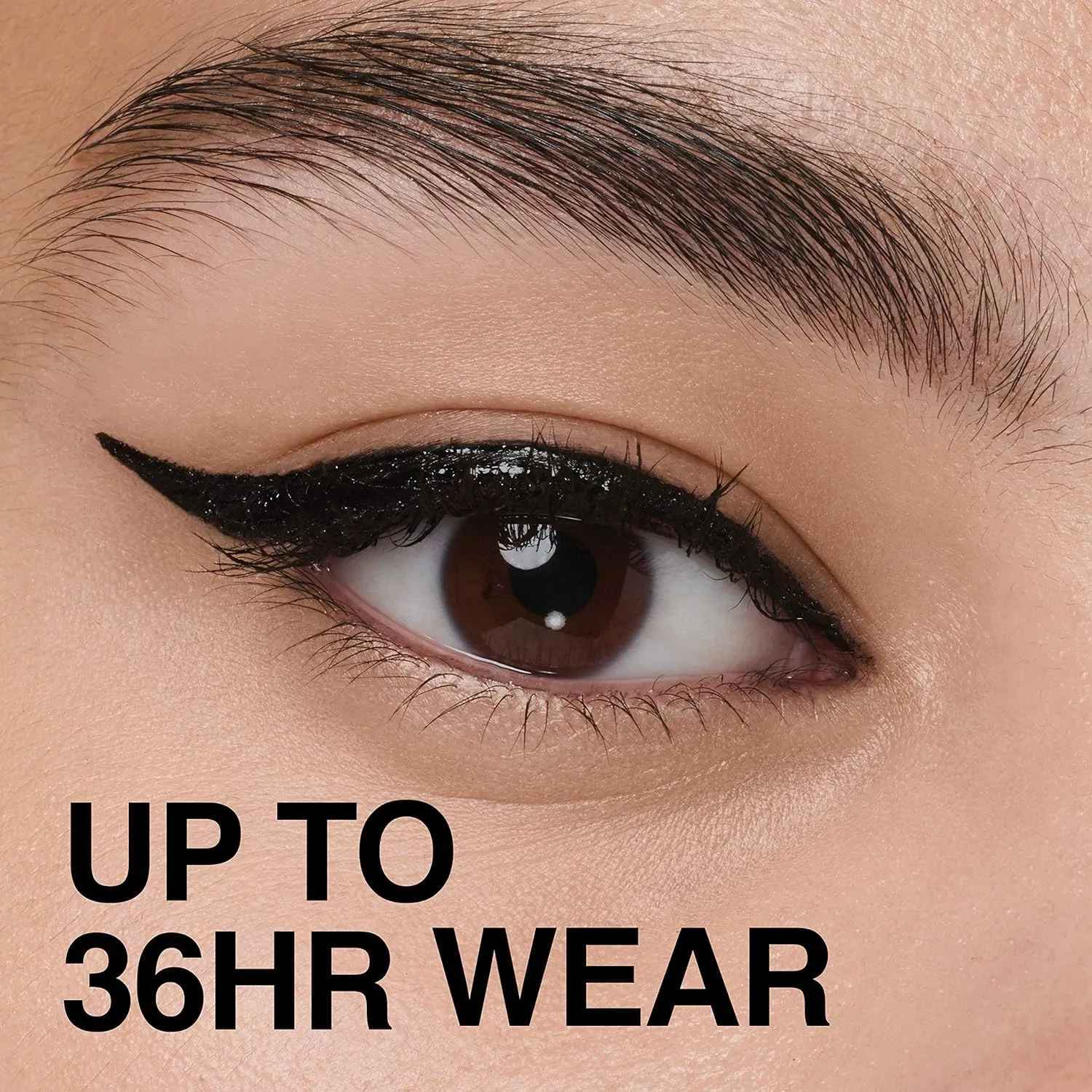 Maybelline TattooStudio Liquid Ink Longwear Liquid Eyeliner Makeup, Dark Henna Brown, 1 Count