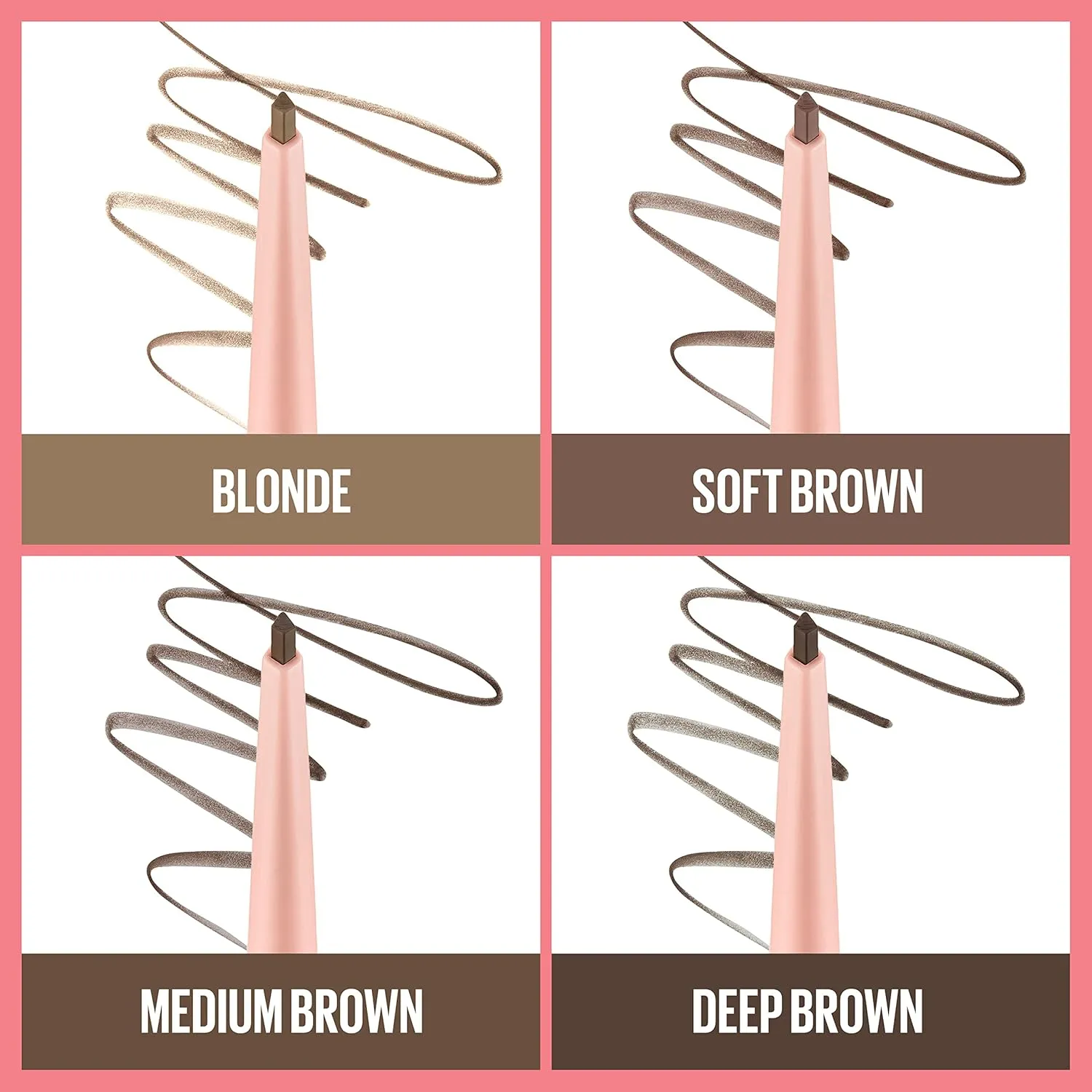 Maybelline Total Temptation Eyebrow Definer Pencil, Soft Brown, 1 Count