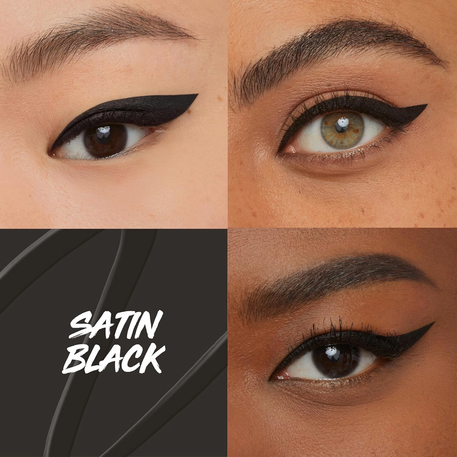 Maybelline Lash Sensational Sky High Blackest Black Mascara and Master Precise All Day Satin Black Liquid Eyeliner Bundle, Includes 1 Mascara and 1 Liquid Eyeliner for Lasting Eye Makeup