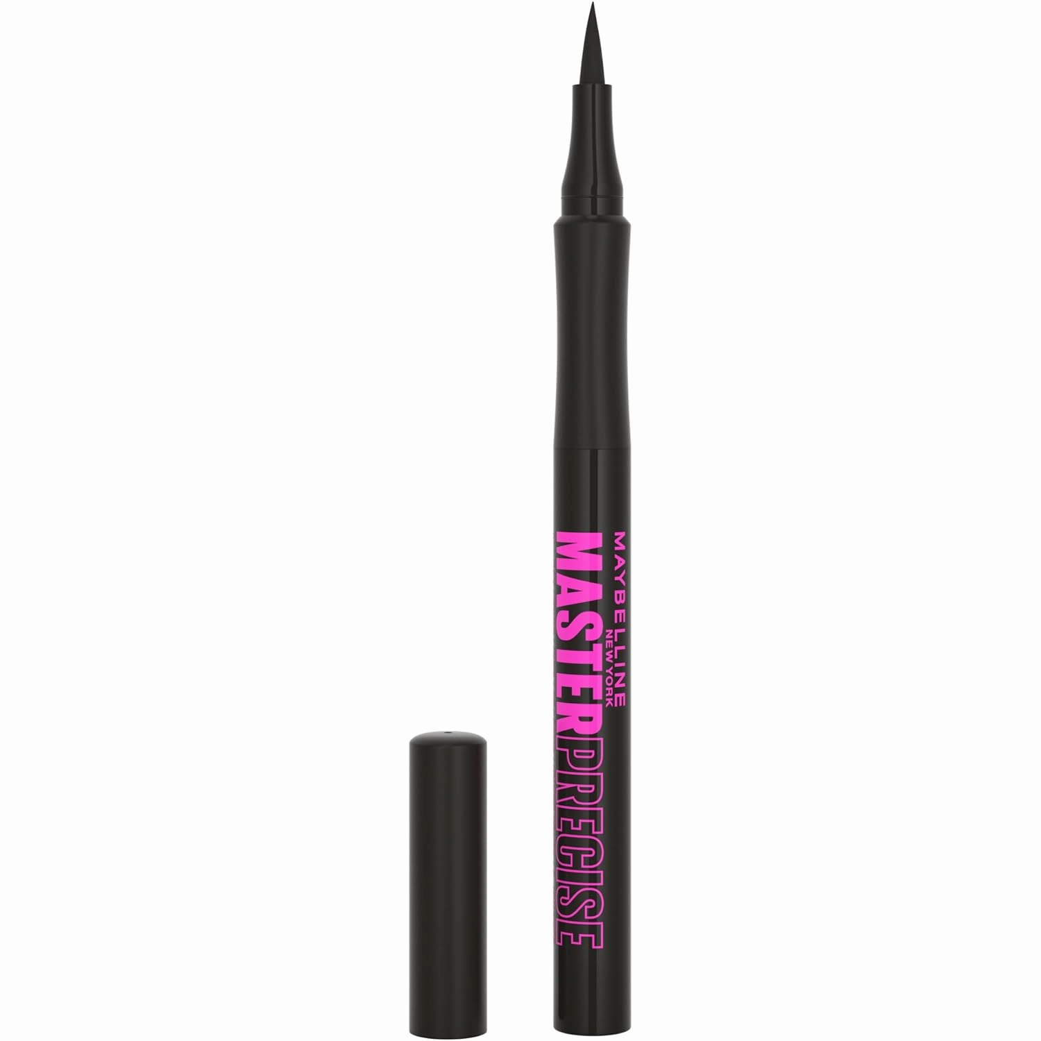 Maybelline Lash Sensational Sky High Blackest Black Mascara and Master Precise All Day Satin Black Liquid Eyeliner Bundle, Includes 1 Mascara and 1 Liquid Eyeliner for Lasting Eye Makeup