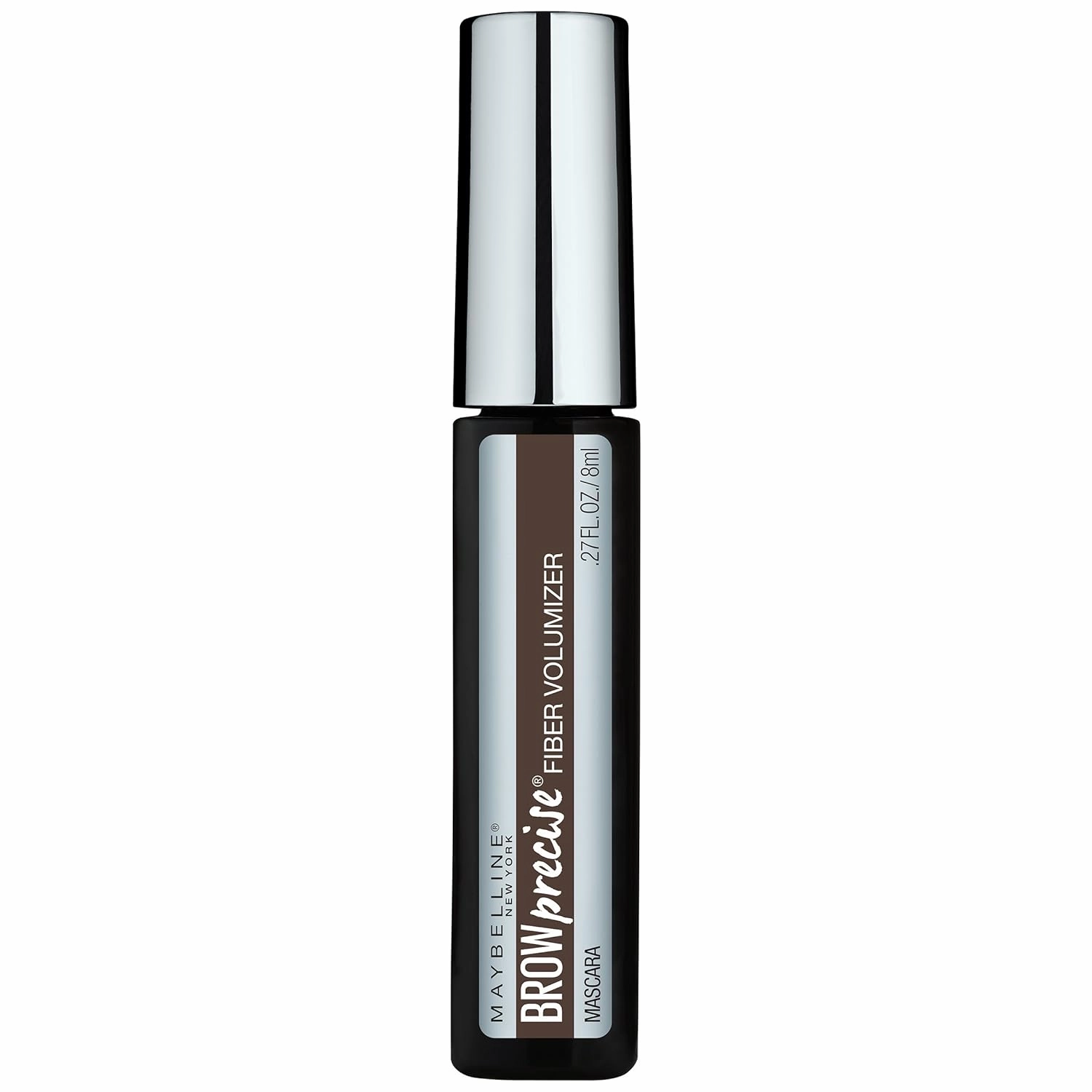 Maybelline New York Brow Precise Fiber Volumizer Eyebrow Mascara, Medium Brown, 0.27 fl. oz.