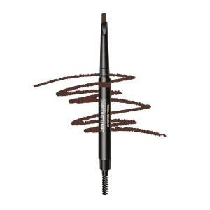 Men's Brow Pencil - 2-in-1 Brow Brush & Lead Pencil - Shape, Define & Fill In Eyebrows - Ultra-Thin - Long-Lasting Dark Brown