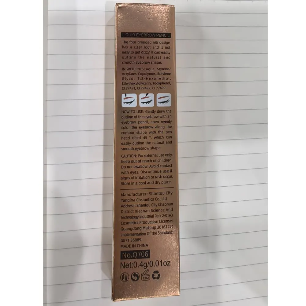 Microblading Eyebrow Pencil for Women Eyebrow Pen,Eyebrows Pencils for Natural-Looking with 4 Micro-Fork Tip,Women Waterproof Eye-brow Pencil Tattoo Eye Brow Pen (dark brown*)