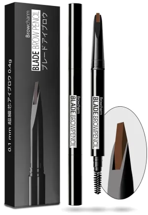 Microblading Eyebrow Pencil for Women,0.1mm Ultra-Fine Mechanical Pencil,Makeup Brow Definer Waterproof,Draws Tiny Brow Hairs and Fills in Sparse Areas and Gaps 04 Red Brown, 1 Count Pack of 1