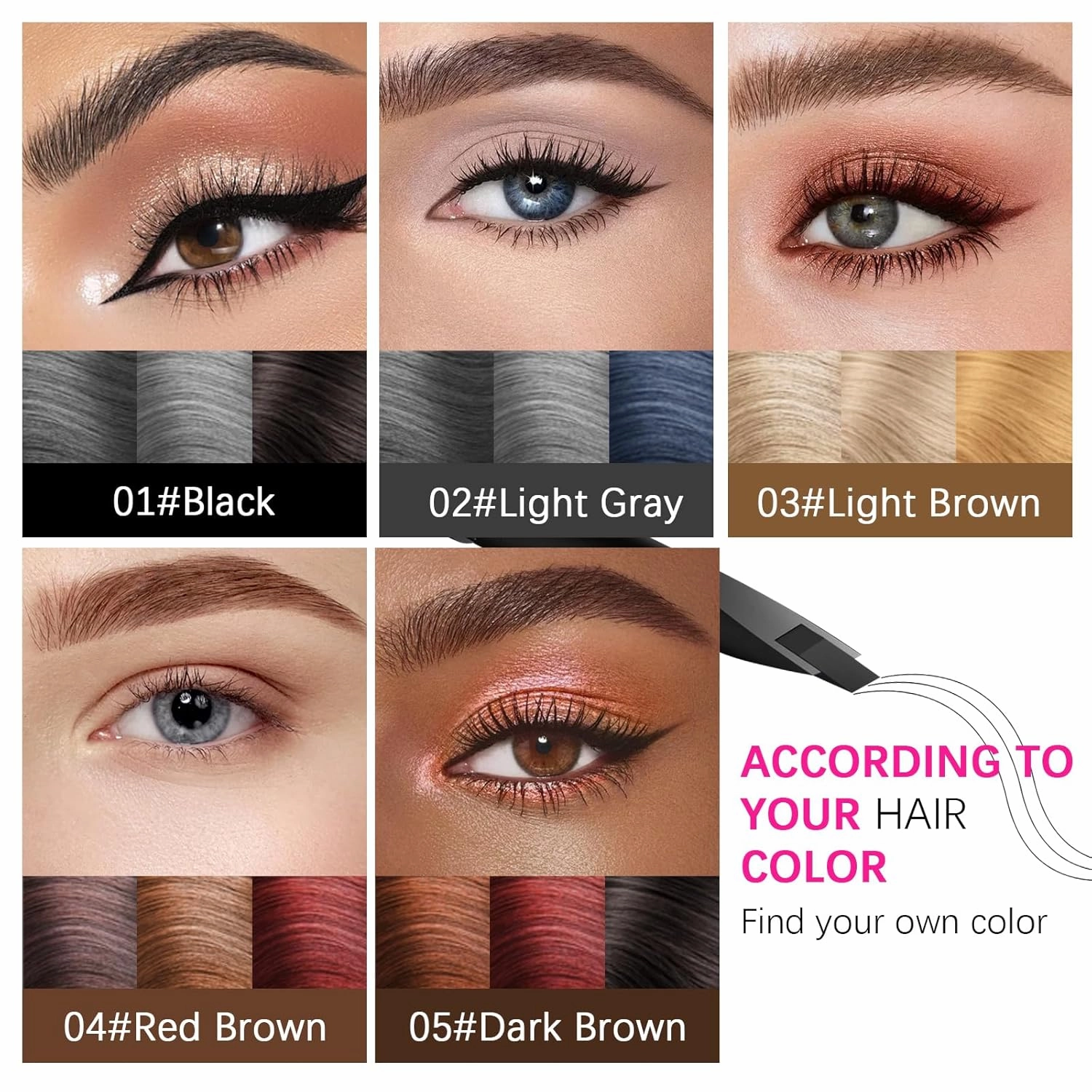 Microblading Eyebrow Pencil for Women,0.1mm Ultra-Fine Mechanical Pencil,Draws Tiny Brow Hairs and Fills in Sparse Areas and Gaps,Makeup Brow Definer Waterproof,Lasting,0.2g (04 Red Brown)