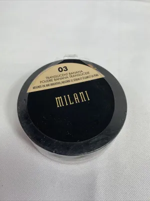 Milani #02 Translucent Banana Make It Last Setting Face Powder