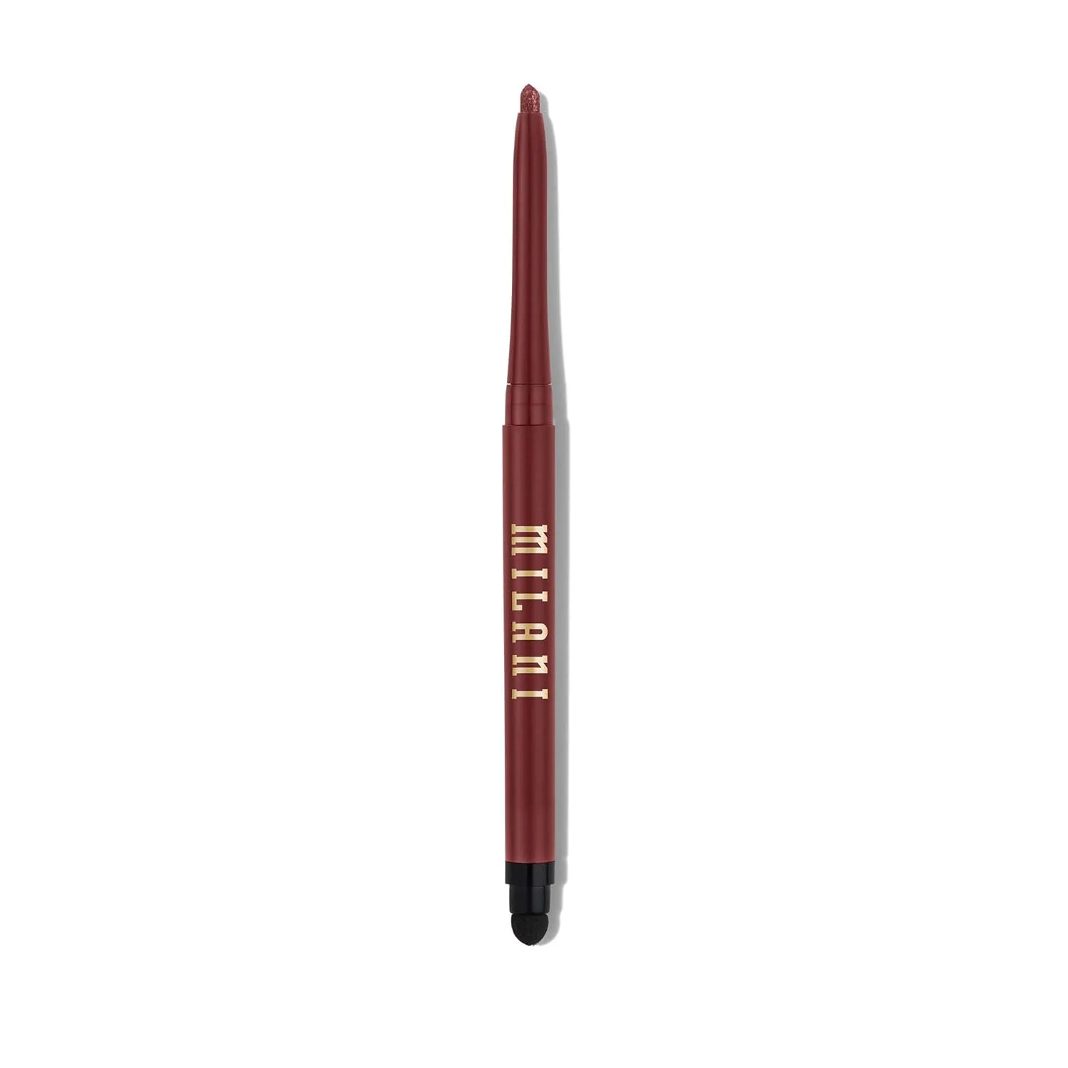 Milani Stay Put Eyeliner - Picante (0.01 Ounce) Cruelty-Free Self-Sharpening Eye Pencil with Built-In Smudger - Line & Define Eyes with High Pigment Shades for Long-Lasting Wear