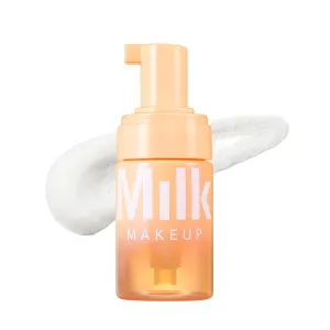 Milk Makeup Cloud Glow Foam Brightening Primer – Face Primer Holds Makeup for Up to 12 Hours   Brightens Skin – Hydrating, Lightweight, Silicone-Free Foam with Naturally Glowy Finish – 0.91 oz