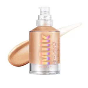 Milk Makeup Hydro Grip   Glow Primer with Hyaluronic Acid – Illuminating Face Primer Grips Makeup for Up to 12 Hours – Silicone-Free, Hydrating Formula with Radiant, Golden Finish – 1 oz
