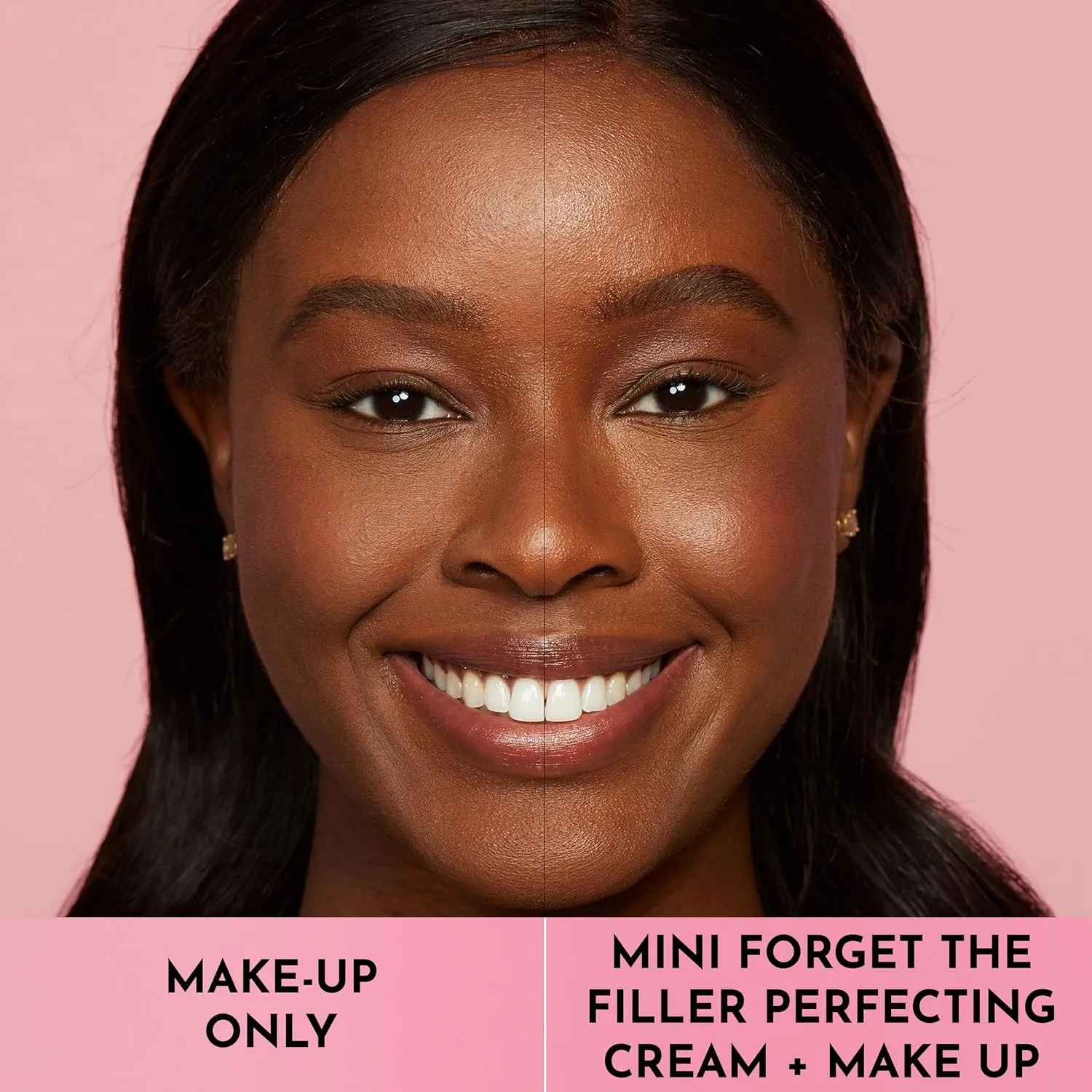 Mini Forget the Filler Skin-Plumping Line-Smoothing Perfecting Cream - Premium Non-Acne Moisturizer Designed to Prime, Plump, Smooth, and Tighten Skin for a Youthful, Hydrating Look - 0.05 oz