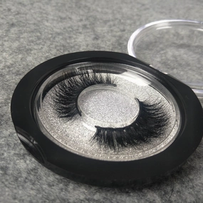 Mink Eyelashes Full Strip Lashes Handmade 3D Mink Lashes Invisible Band False Eyelash High Volume Transparent Eyelashes 1 Pair