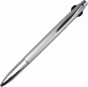Mitsubishi Pencil SXE3300007.26 Jetstream Prime Tri-Color Ballpoint Pen, 0.7, Silver