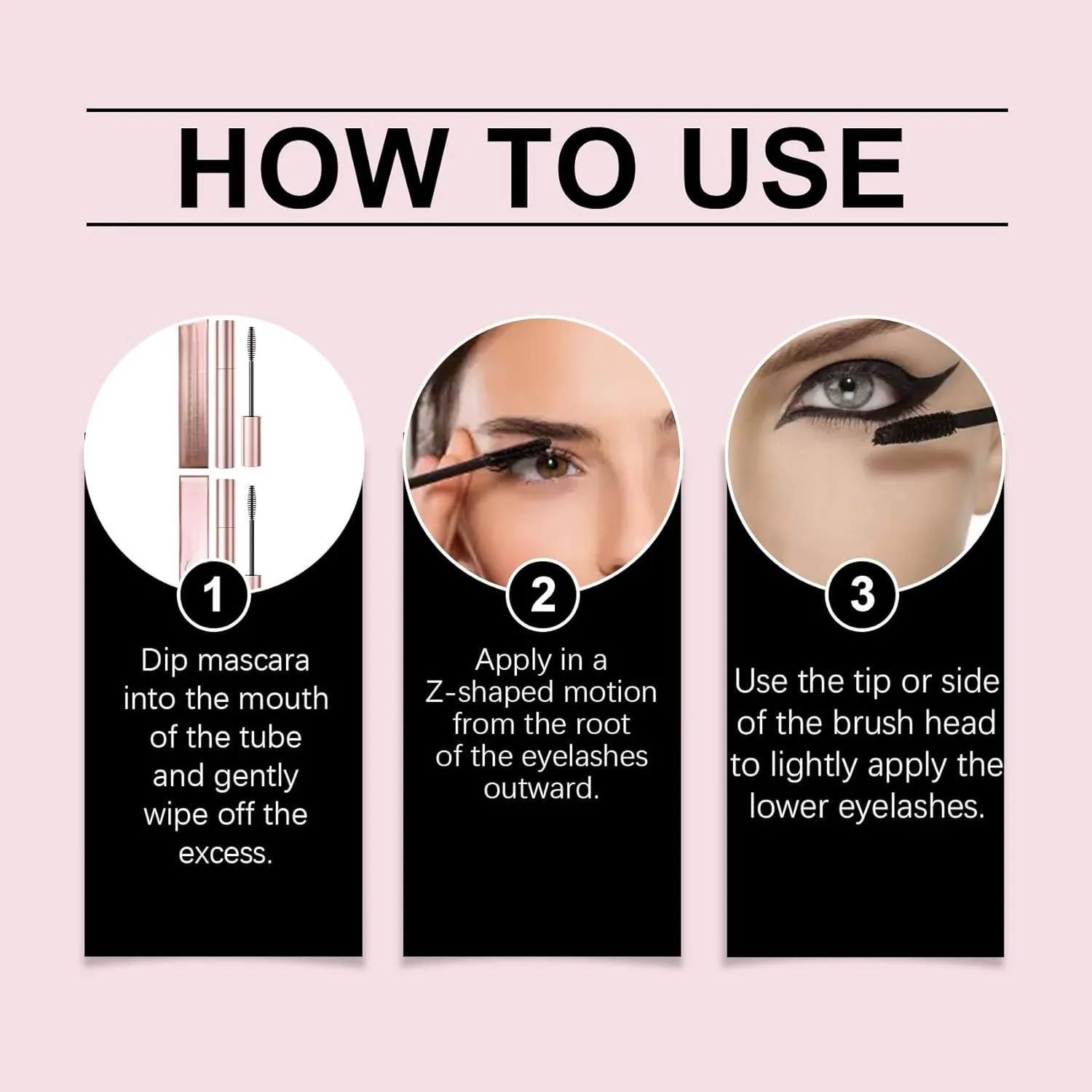 Mkry Mascara, 2025 Mascara black & brown duo for lash makeup,Waterproof & Sweatproof Long Lasting, Non Clumping (Brown, one size)