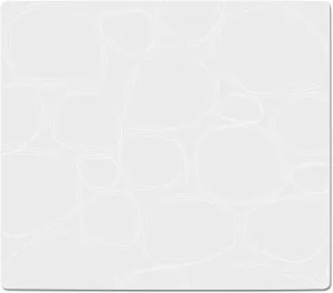 modern-twist 100% Plastic Free Silicone Tabletop, Dining, Decoration, Modern Design, Placemat Rectangle, White