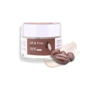 Moisturizer 35g | Bio-Active - Upcycled Cocoa - Butter Cream | Lifted & Youthful Skin - Hydrating - Anti-Aging | Theobromine Rich - Nourishing - Creamy | For Men & Women