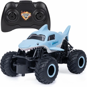 Monster Jam, Official Megalodon Remote Control Monster Truck for Boys and Girls, 1:24 Scale, 2.4 GHz, Kids Toys for Ages 4 and Up