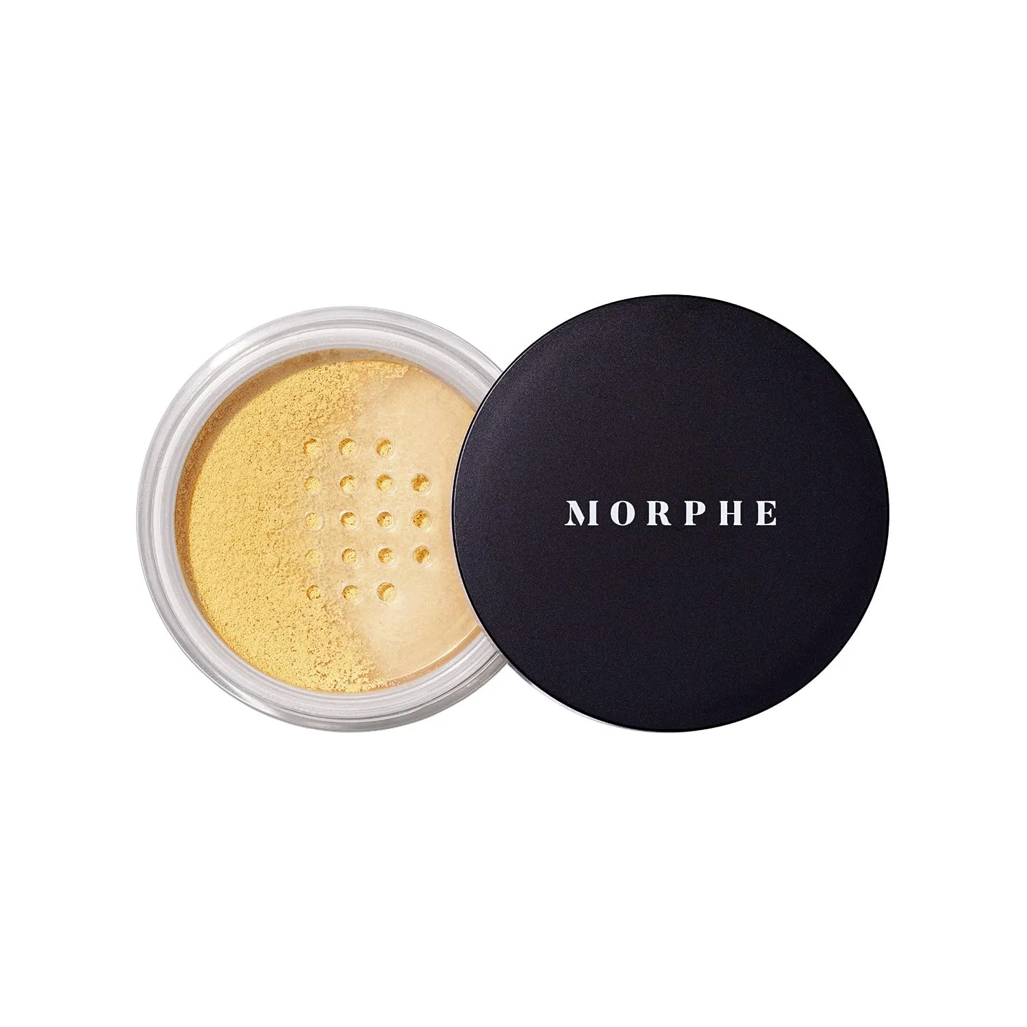 Morphe Bake & Set Setting Powder - Lightweight, Talc-Free Finishing Powder for Face Makeup with a Soft, Natural Finish - Minimizes Shine for Up to 24HR - Banana Rich (0.31 oz)