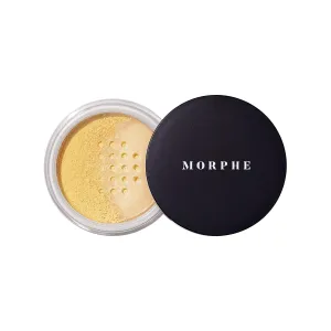 Morphe Bake & Set Setting Powder - Lightweight, Talc-Free Finishing Powder for Face Makeup with a Soft, Natural Finish - Minimizes Shine for Up to 24HR - Banana Rich (0.31 oz)