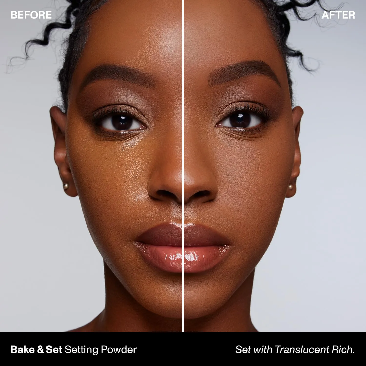 Morphe Bake & Set Translucent Setting Powder - Lightweight, Talc-Free Finishing Powder for Face Makeup with a Soft, Natural Finish - Minimizes Shine for Up to 24HR - Translucent Rich (0.31 oz)