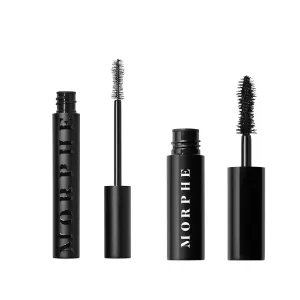 Morphe Full Size & Mini Make It Big Volumizing Mascara for Instant Volume and Lengthening (0.26 Ounce   0.19 Ounce)