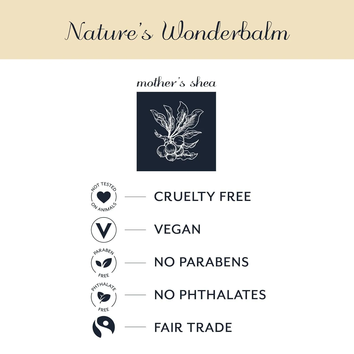 Mother's Shea Whipped Shea Butter (Vanilla, 2 Oz Tins - Set of 3) 100% Pure Raw Unrefined African Shea - Organic, Sustainably-Sourced Ingredients - Natural Skin & Hair Care