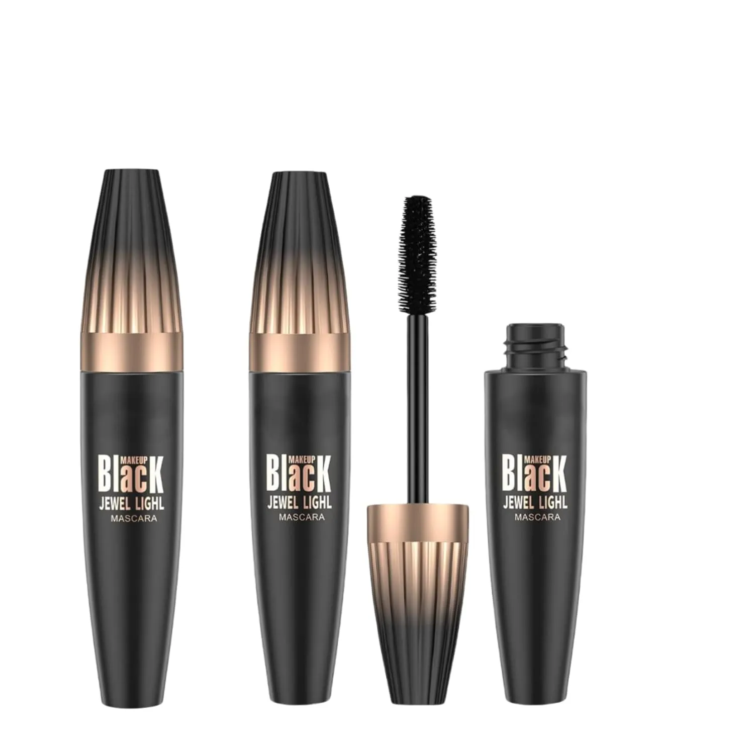 my lashes mascara Black-Liquid Lash Extensions - 4D Silk Fiber Lash Mascara, Long-Lasting, Volumizing, and Waterproof Mascara for Dramatic Lashes (2 pcs)