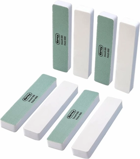 Nail File and Buffer Block for Natural Nails Shine Polishers Bufer Block Nail File Nail Buffing Block 600/4000 Grit Pack of 8 (C-Cuboid)
