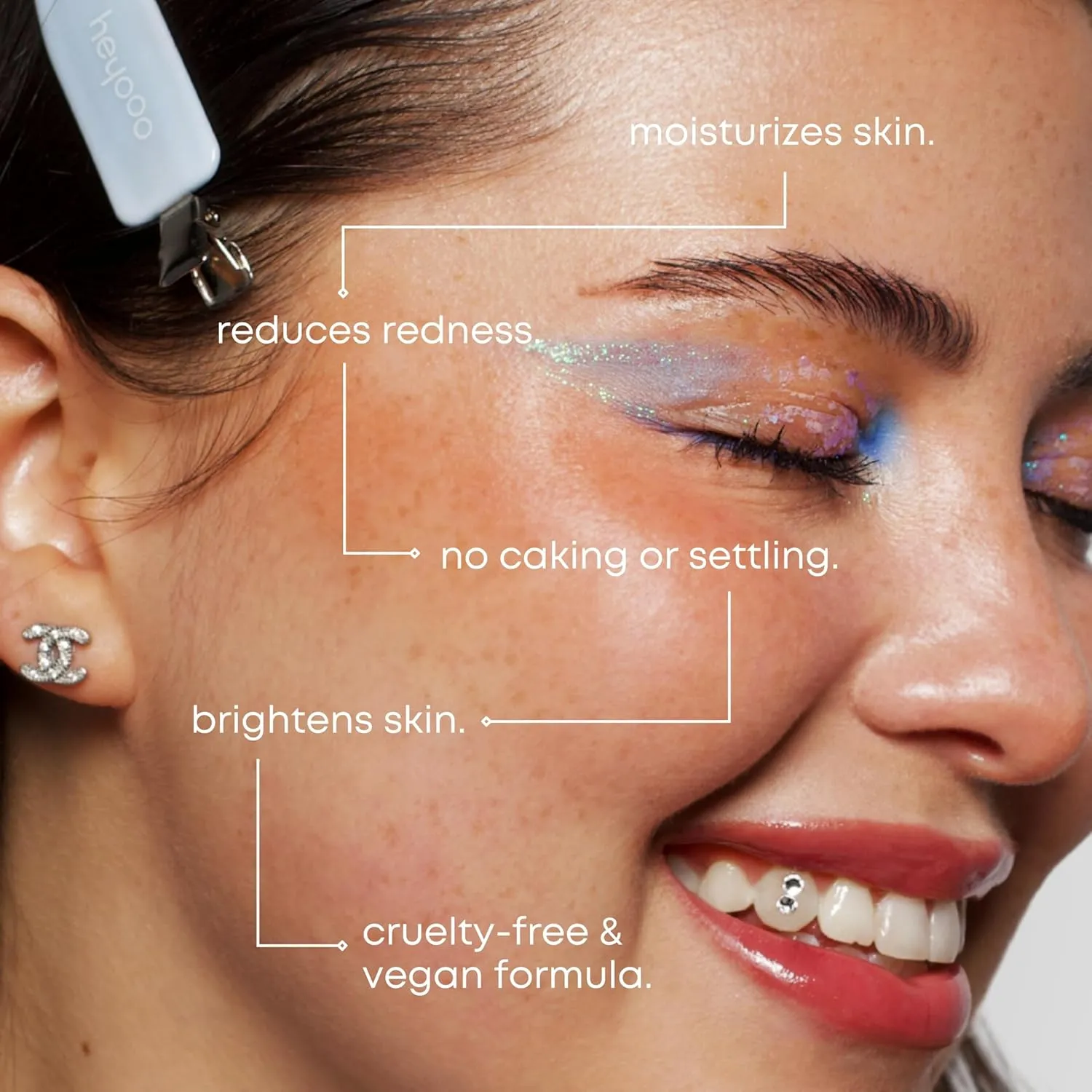 Natural Glow Foundation - Light to Medium Coverage Cushion Foundation with Hyaluronic Acid & Tea Tree Extract - Vegan & Cruelty-Free Cream - K Beauty - 15g/0.52oz - Ivory