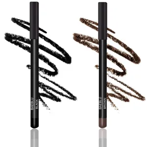 Natural Hypoallergenic Eyeliner Pencils, Black & Brown Pack