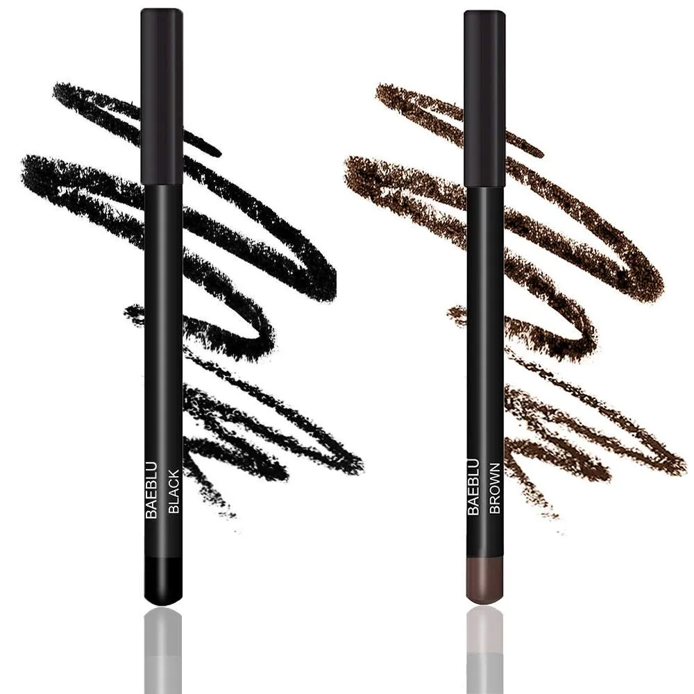 Natural Hypoallergenic Eyeliner Pencils, Black & Brown Pack